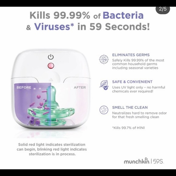 Munchkin Portable UV Sterilizer - Picture 4 of 5